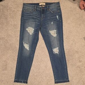 Dittos Distressed Blue Denim Jeans